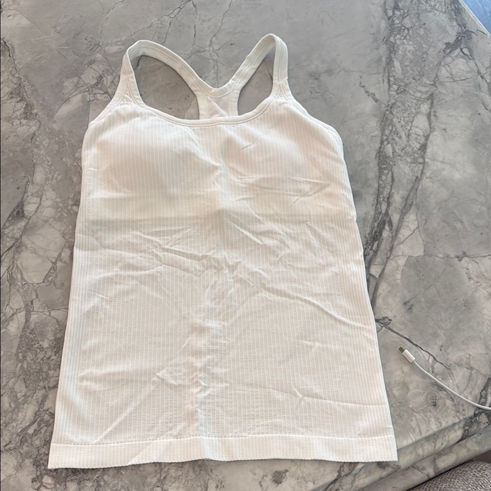 Lululemon Athletica White Tank Top